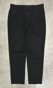 画像1: 90'S RALPH LAUREN "MARTIN PANT" フリスコパンツ ブラック W34L30 (VINTAGE)