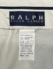 画像2: RALPH LAUREN ポリエステル/レーヨン ツープリーツ スラックス カーキ (VINTAGE)