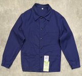 画像: 60'S LE PIGEON VOYAGEUR フレンチワーク ワークジャケット カバーオール ブルー フランス製 (DEADSTOCK)