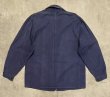 画像4: 60'S フランス軍 "ST JAMES製" ワークジャケット カバーオール インクブルー (VINTAGE)