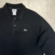 画像3: 90'S CHEMISE LACOSTE 長袖 ポロシャツ ブラック フランス製 (VINTAGE)