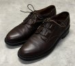 画像1: 80'S J.M.WESTON 554 旧ロゴ レザー ギリーシューズ ブラウン フランス製 (VINTAGE)