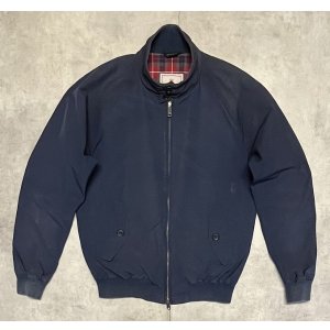 画像: BARACUTA G9 ハリントンジャケット フェードネイビー イングランド製 (VINTAGE)