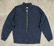 画像1: 40'S THE ATHLETIC STORES ハリントンジャケット AEROコの字留めジップ ダークブルー (VINTAGE)