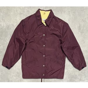 画像: 80'S LL Bean チンスト付き ナイロン コーチジャケット バーガンディ USA製 (VINTAGE)