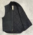 画像3: CARHARTT 裏地キルティング ダックベスト フェードブラック (VINTAGE)