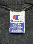 画像2: 90'S CHAMPION 青タグ スクリプトロゴ刺繍 フルジップ スウェットパーカー ブラック USA製 (VINTAGE)