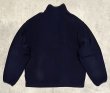 画像4: 90'S LANDS' END スナップボタン プルオーバーフリースジャケット ネイビー USA製 (VINTAGE)