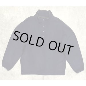 画像: 90'S LANDS' END スナップボタン プルオーバーフリースジャケット ネイビー USA製 (VINTAGE)