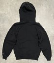 画像5: 90'S CHAMPION 青タグ スクリプトロゴ刺繍 フルジップ スウェットパーカー ブラック USA製 (VINTAGE)