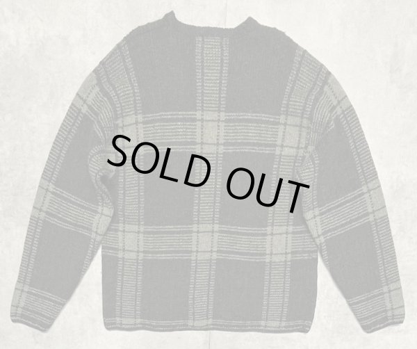 画像3: 90'S J.CREW 旧タグ クルーネック セーター チェック柄 (VINTAGE)