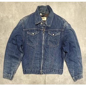 画像: 70'S MONTGOMERY WARD 101 裏地ブランケット デニムジャケット インディゴ (VINTAGE)