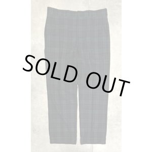 画像: 70'S PENDLETON ウールパンツ TALONジップ ブラックウォッチ USA製 (VINTAGE)