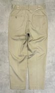 画像1: 70'S DICKIES 874 チビタグ ワークパンツ ベージュ TALONアルミジップ USA製 (VINTAGE)
