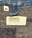 画像2: 70'S MONTGOMERY WARD 101 裏地ブランケット デニムジャケット インディゴ (VINTAGE)