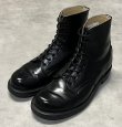 画像1: カナダ軍 レースアップ レザー ミリタリーブーツ ブラック カナダ製 (USED)