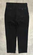 画像3: 90'S RALPH LAUREN ノープリーツ コーデュロイパンツ ブラック W34L30 (VINTAGE)