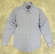 画像1: 90'S RALPH LAUREN "DOUGLAS TAB" タブカラー ポプリンシャツ ブルー (VINTAGE)