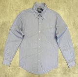 画像: 90'S RALPH LAUREN "DOUGLAS TAB" タブカラー ポプリンシャツ ブルー (VINTAGE)