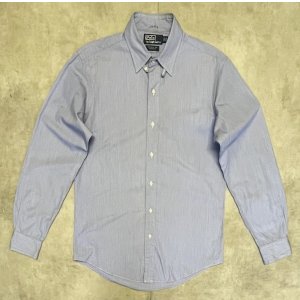 画像: 90'S RALPH LAUREN "DOUGLAS TAB" タブカラー ポプリンシャツ ブルー (VINTAGE)