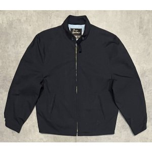 画像: 70'S SEARS "SPORTSWEAR" チンスト付き スタンドカラー ドリズラージャケット ダークネイビー (VINTAGE)