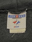 画像2: 90'S JERZEES フルジップ スウェットパーカー アルミジップ ブラック (VINTAGE)