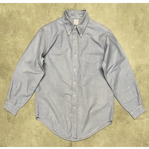 画像: 80'S BROOKS BROTHERS "MAKERS" オックスフォード BDシャツ ブルー USA製 (VINTAGE)