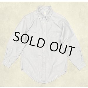 画像: 80'S BROOKS BROTHERS "MAKERS" オックスフォード BDシャツ ブルー USA製 (VINTAGE)