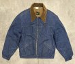 画像1: 70'S WRANGLER 裏地ボア デニムジャケット インディゴ USA製 (VINTAGE)