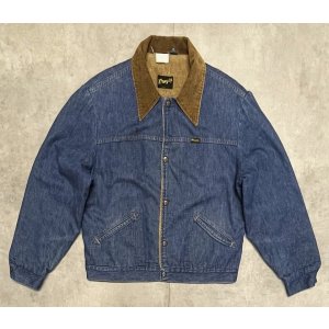 画像: 70'S WRANGLER 裏地ボア デニムジャケット インディゴ USA製 (VINTAGE)