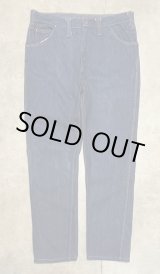 画像: 70'S DICKIES 黒タグ フロントスナップボタン デニム TALONアルミジップ インディゴ USA製 (VINTAGE)