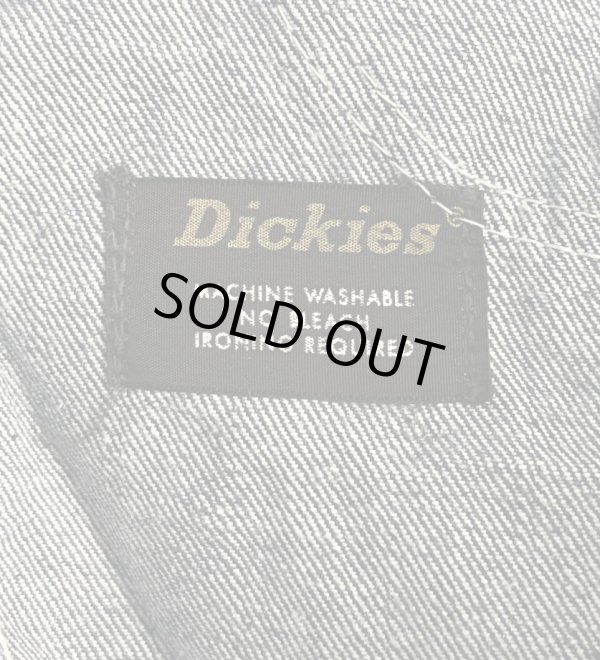 画像2: 70'S DICKIES 黒タグ フロントスナップボタン デニム TALONアルミジップ インディゴ USA製 (VINTAGE)