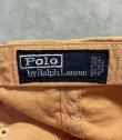 画像6: 90'S RALPH LAUREN ロゴ刺繍 ベースボールキャップ オレンジ USA製 (VINTAGE)