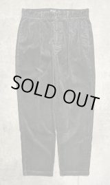 画像: 90'S RALPH LAUREN "ANDREW PANT" ツープリーツ 太畝 コーデュロイパンツ チャコール (VINTAGE)
