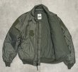 画像4: 00'S アメリカ軍 USAF "CWU-45/P" アラミド フライトジャケット セージグリーン (VINTAGE) 