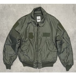 画像: 00'S アメリカ軍 USAF "CWU-45/P" アラミド フライトジャケット セージグリーン (VINTAGE) 