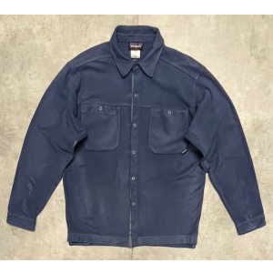 画像: 00'S PATAGONIA "SYNCHILLA" ドットスナップボタン フリースシャツ ブルー (VINTAGE)