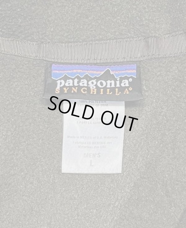 画像2: 00'S PATAGONIA "SYNCHILLA" ハーフジップ プルオーバーシャツ ブラウン (VINTAGE)