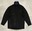 画像1: 90'S PATAGONIA "CAPILENE" ハーフジップ プルオーバーシャツ ブラック USA製 (VINTAGE)