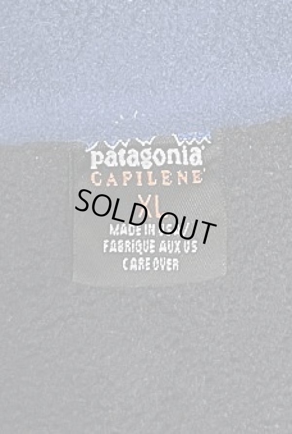 画像2: 90'S PATAGONIA "CAPILENE" ハーフジップ プルオーバーシャツ ブラック USA製 (VINTAGE)