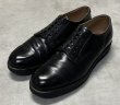 画像1: 80'S THOROGOOD 6アイレット レザー ポストマンシューズ ブラック USA製 (VINTAGE)