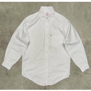 画像: 90'S BROOKS BROTHERS "MAKERS" オックスフォード BDシャツ ホワイト USA製 (VINTAGE)