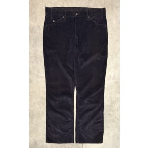 画像: 80'S LEVIS 517 コーデュロイパンツ ネイビー 42TALONジップ W38L30 USA製 (VINTAGE)