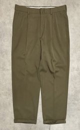 画像: 80'S BROOKS BROTHERS ツータック ウールパンツ カーキ USA製 (VINTAGE)
