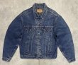 画像1: 80'S LEVIS "71506" スモールe 4thモデル 裏地ブランケット デニムジャケット インディゴ 46L USA製 (VINTAGE)