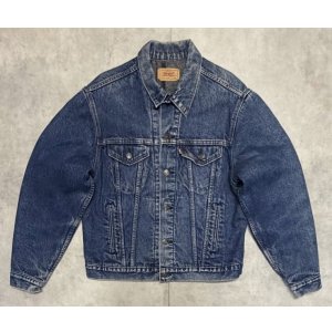 画像: 80'S LEVIS "71506" スモールe 4thモデル 裏地ブランケット デニムジャケット インディゴ 46L USA製 (VINTAGE)