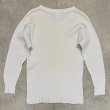 画像3: 70'S SEARS コットン100% サーマル 長袖 Tシャツ ホワイト USA製 (VINTAGE)