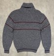 画像4: 70'S PENDLETON ショールカラー セーター ネップグレー USA製 (VINTAGE) 