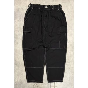 画像: ODDMENT "BIG CARGO PANTS"  カスタム カーゴパンツ 後染めブラック (REMAKE)