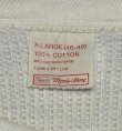 画像2: 70'S SEARS コットン100% サーマル 長袖 Tシャツ ホワイト USA製 (VINTAGE)